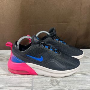 Nike Air Max Motion 2 Black Hyper Pink Running Shoe Womens Size 8